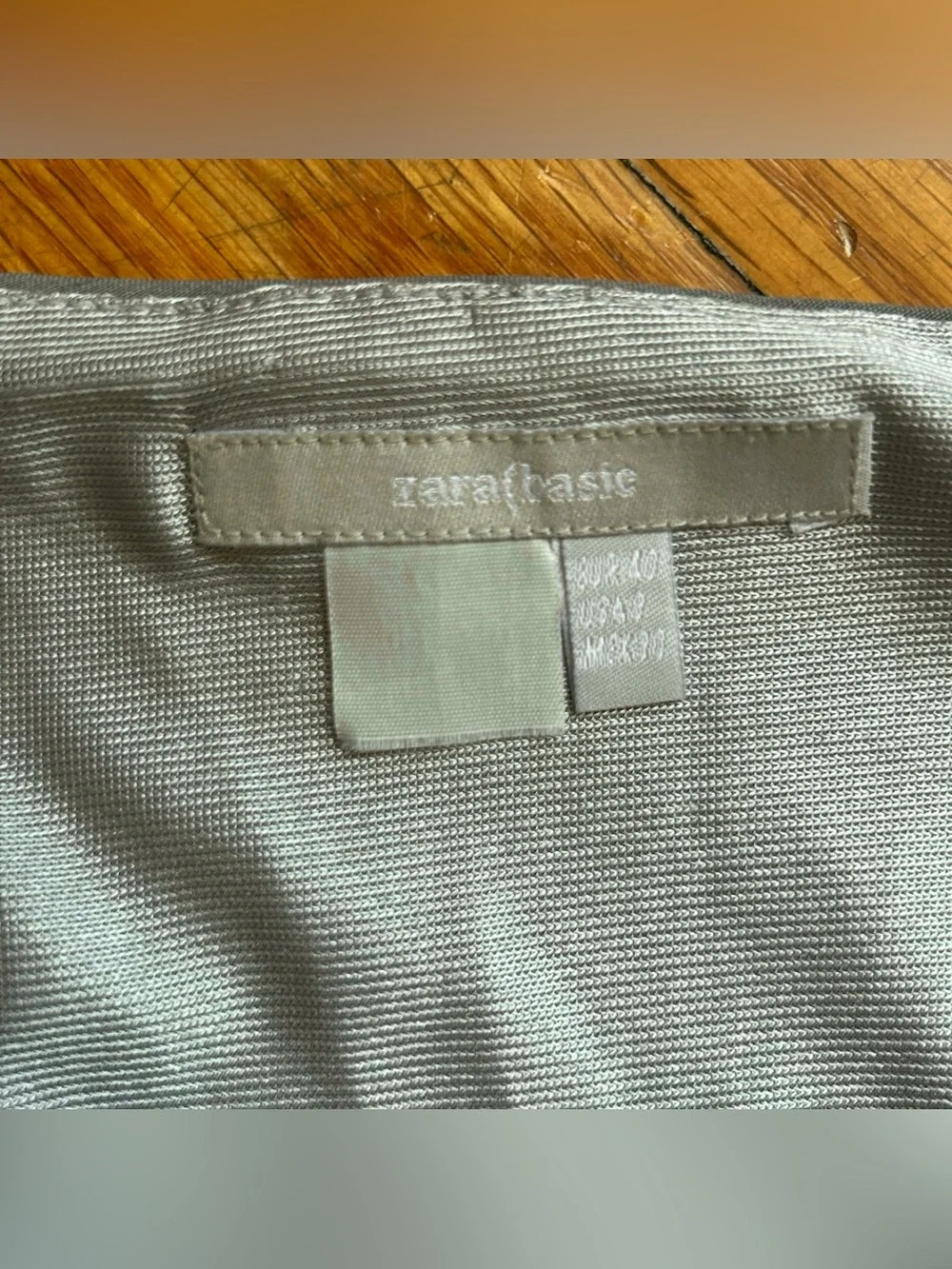 Zara Light Grey Slip Dress - Picture 4 of 5